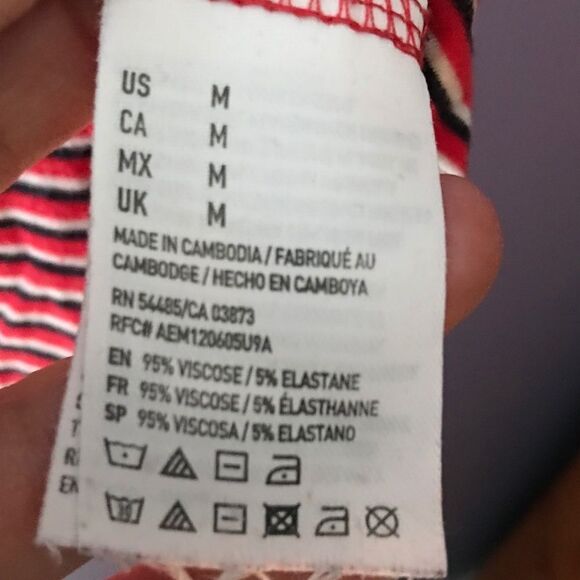 American Eagle Outfitters Red/White/Blue Soft Tee size M - Picture 3 of 5